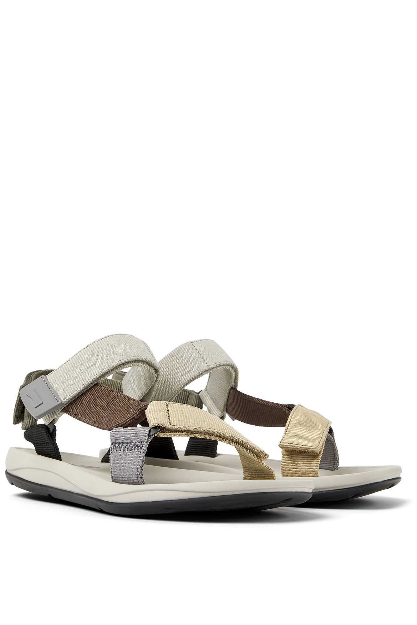 Sandália masculina preta. - multicolorida