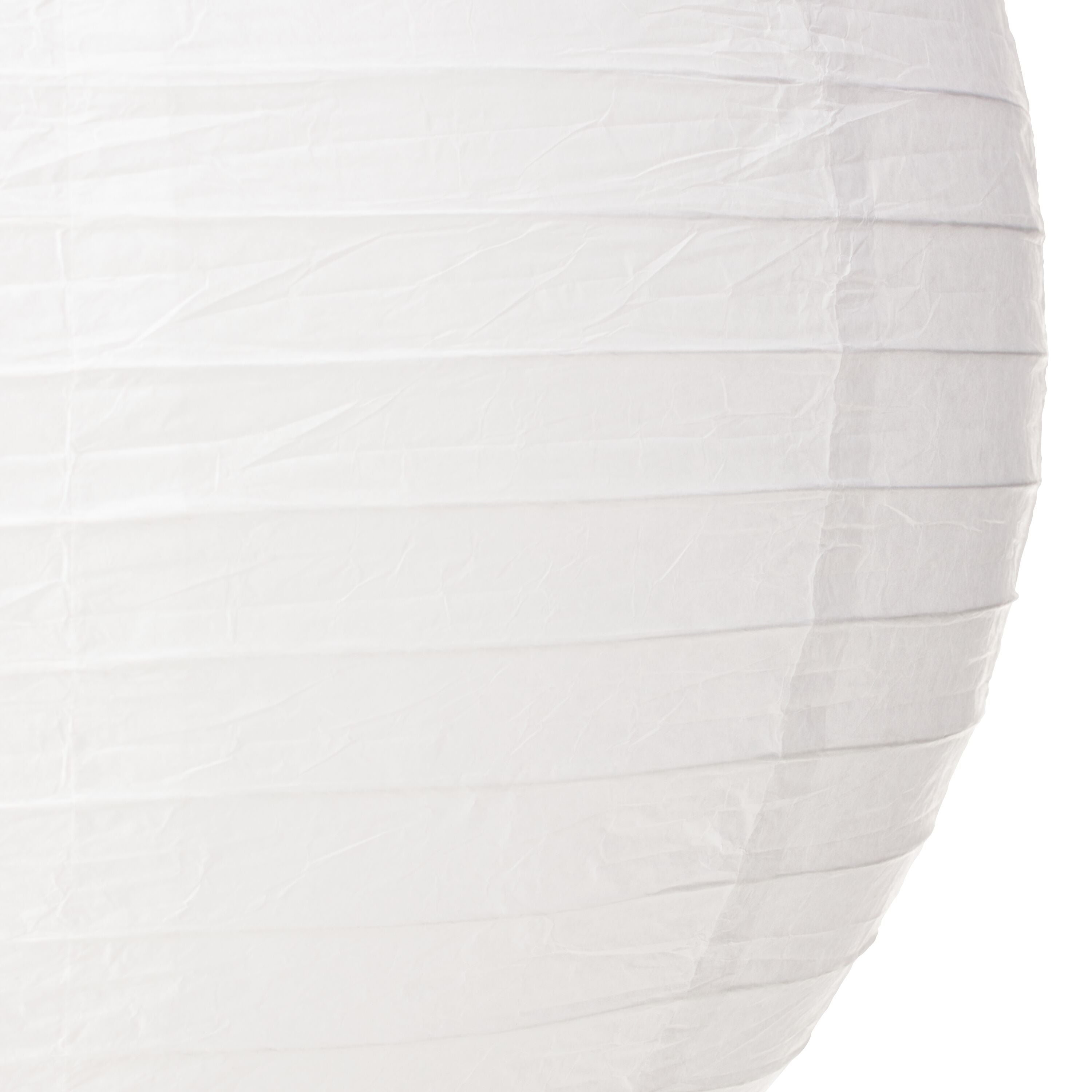 CHINA II Papierschirm - Weiss / B: 50.0 cm x T: 50.0 cm x H: 48.0 cm