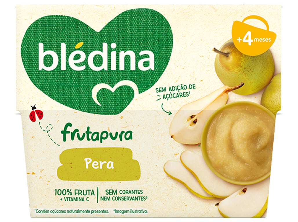 FRUTA BLEDINA 100% PÊRA 4X95G