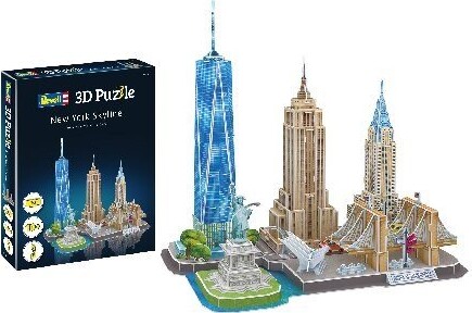 Revell 3D Puzzle - New York Skyline - 123 Brikker - 37 CM