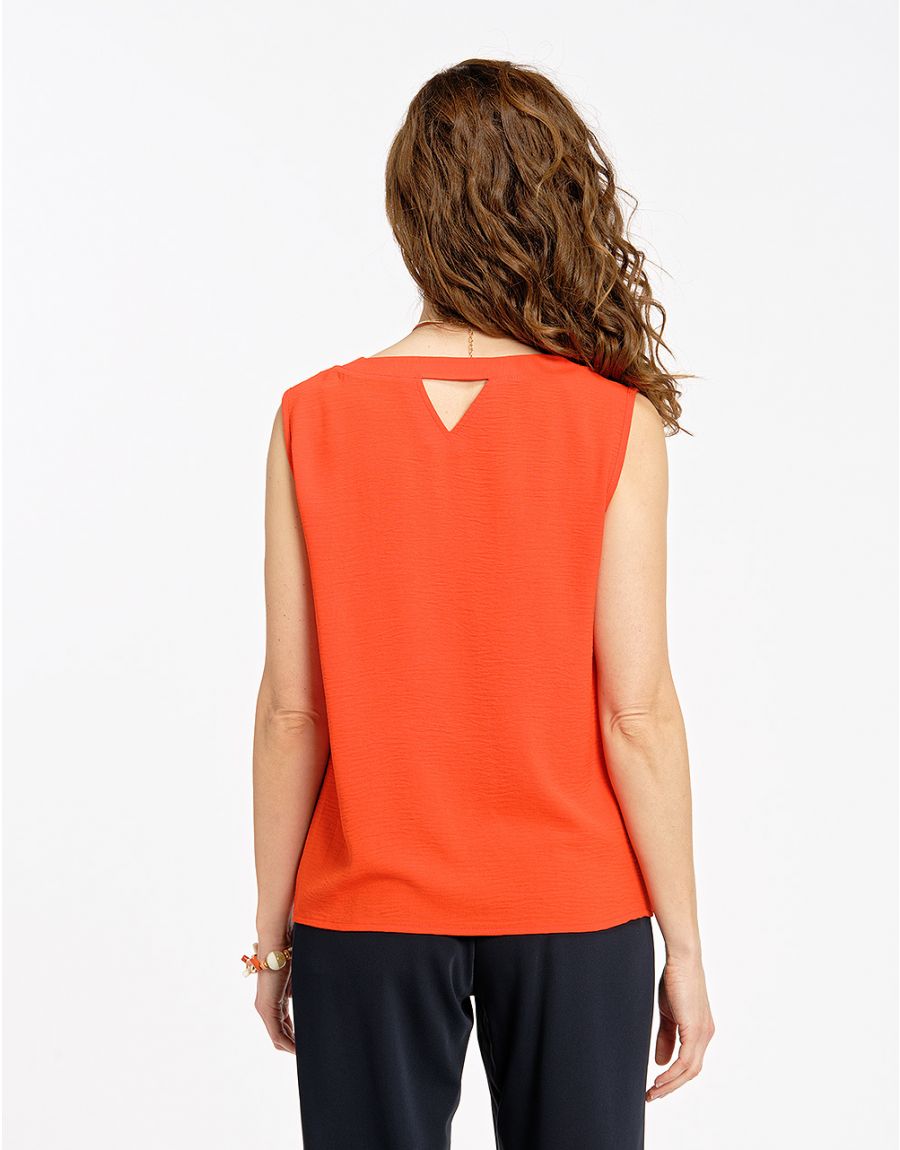 Débardeur chic orange