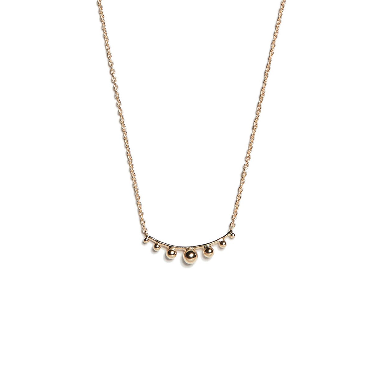 Collier mini torque plaqué or Louise