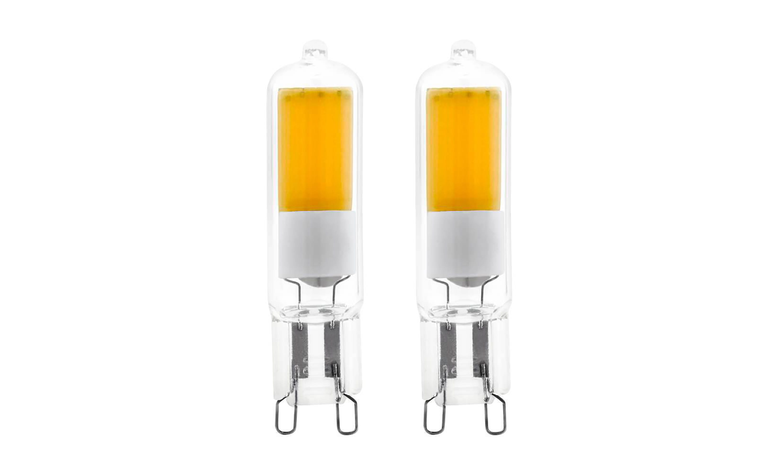 LED-Leuchtmittel 2 W/G9/200 lm, klar, 2er Pack