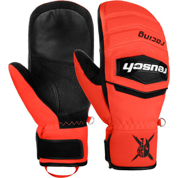Moufle ski REUSCH WORLDCUP WARRIOR R-TEX XT JR MITT BLACK/FLUO RED