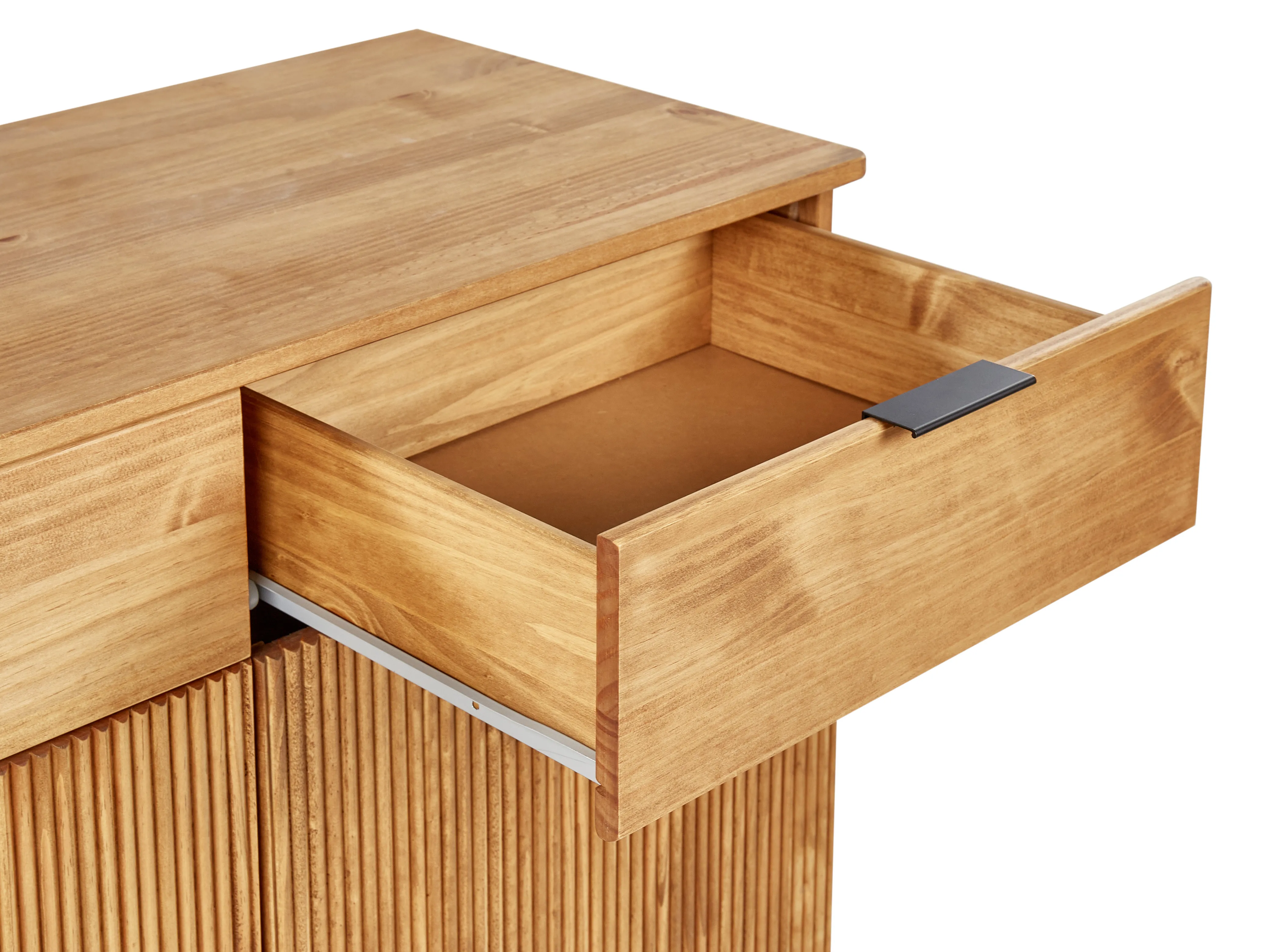 Dressoir met 2 deuren TIMMINS Dennenhout Bruin