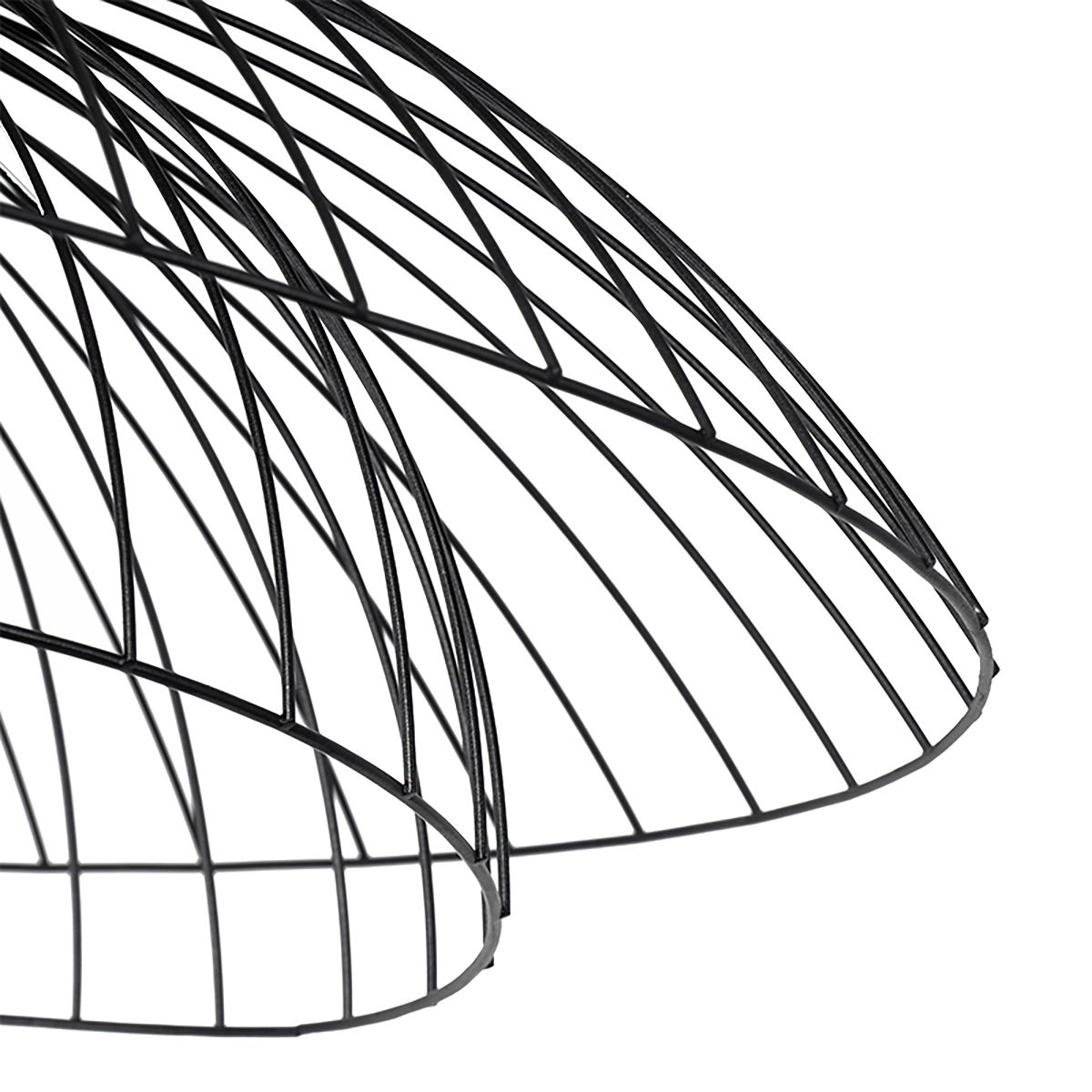 Smart hanglamp zwart 66 cm incl. Wifi G95 - Pua