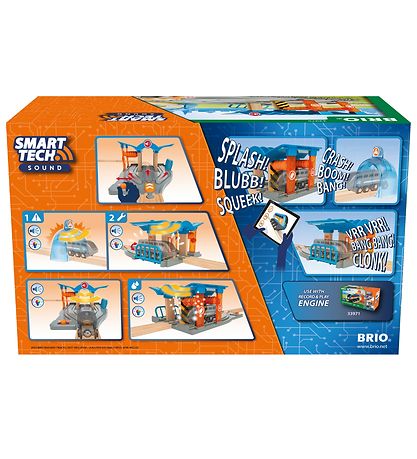 BRIO WoRød Togservicestation - 2 Dele - Smart Tech Sound 33975