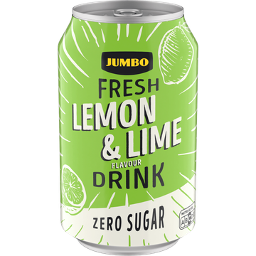 Jumbo Zero Sugar - Lemon & Lime - Blik - 330ML
