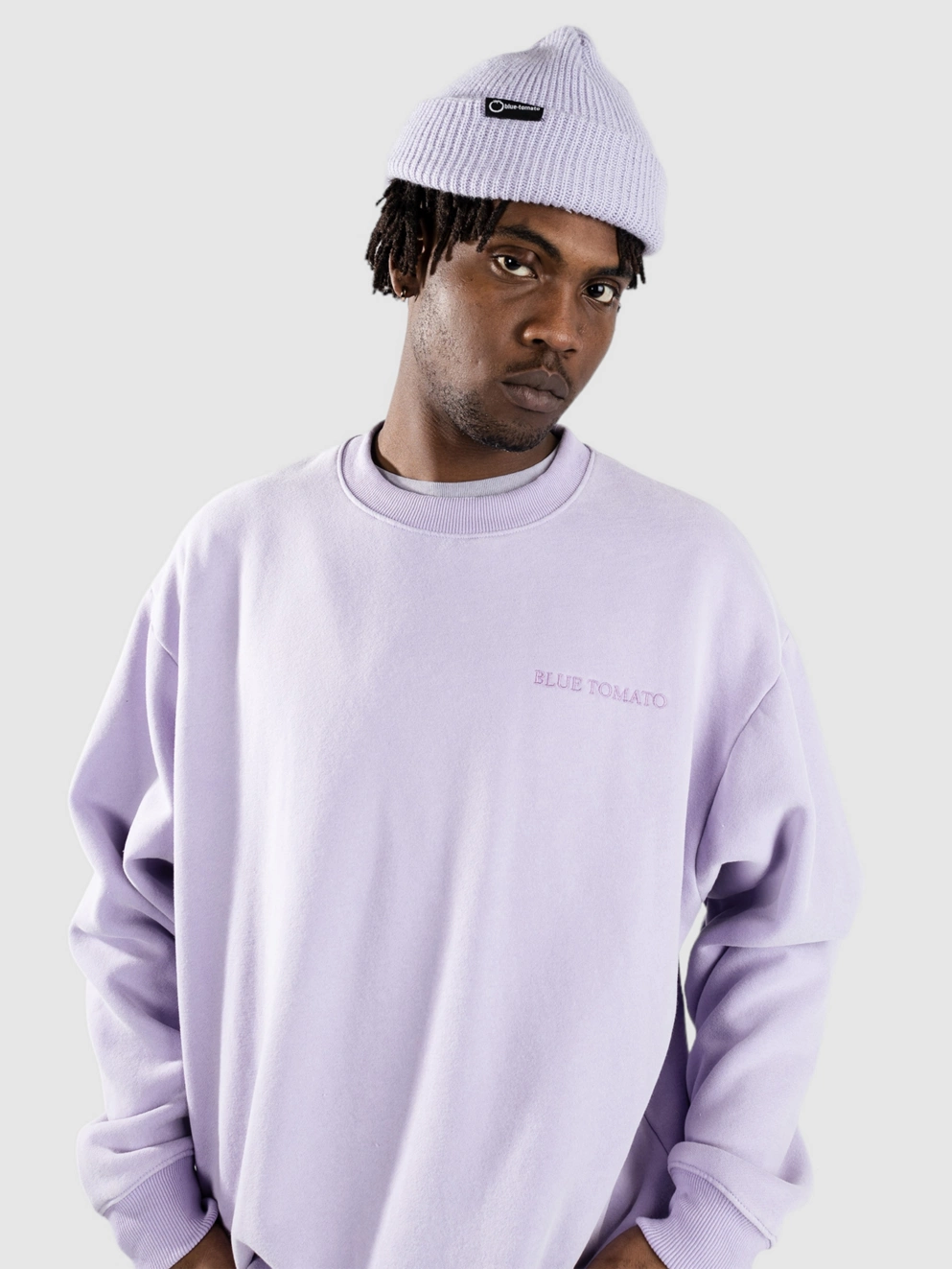Blue Tomato Mini Logo Crew Sweater purple