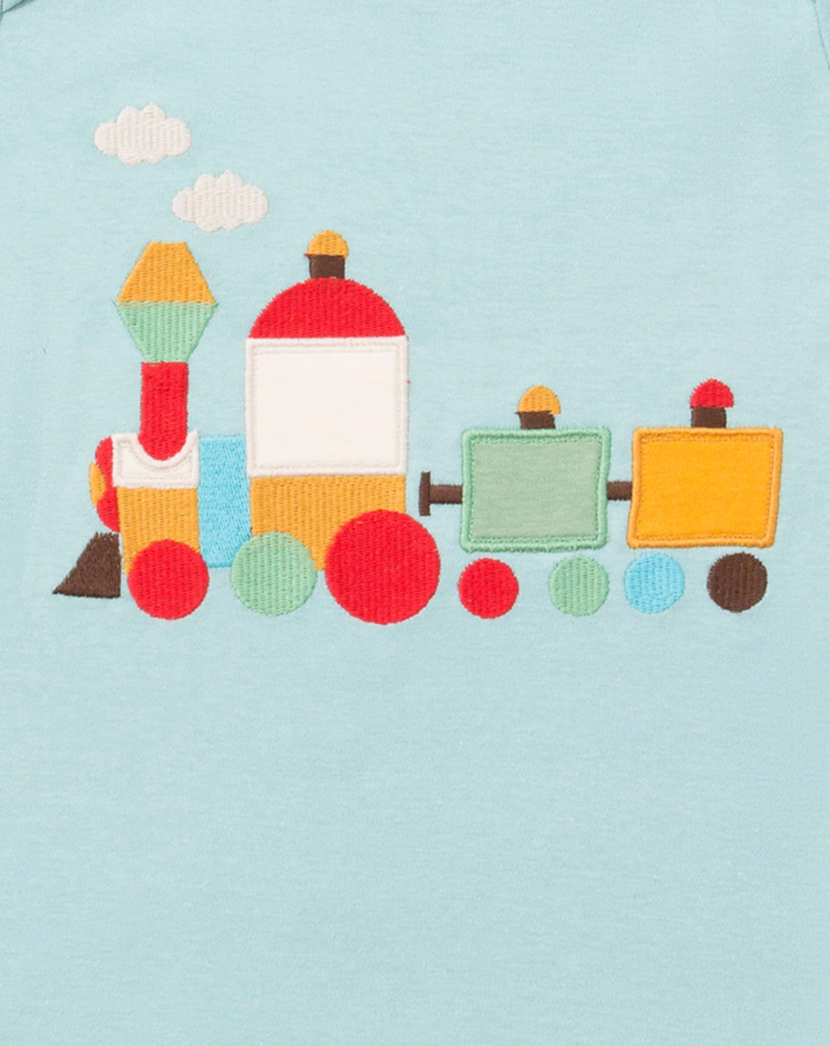 T-Shirt LITTLE TRAIN in hellblau