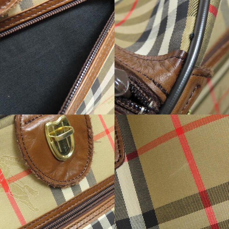 Burberry Vintage Burberry Boston Bag Beige