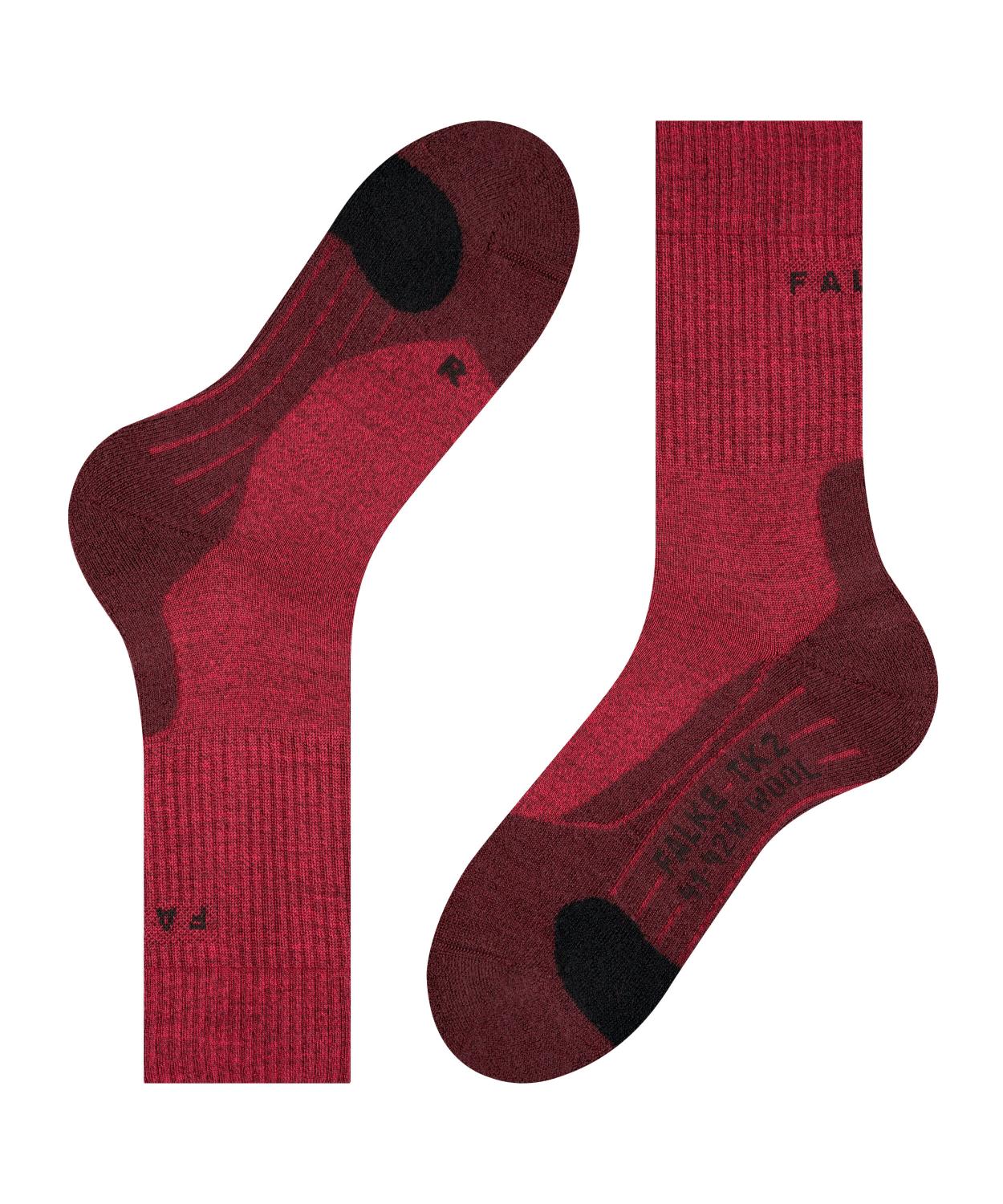 Falke TK2 Explore Wool Womens Scarlet