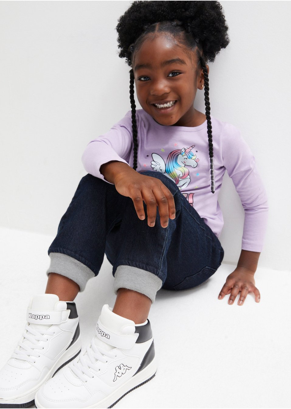 Pantalon thermo fille avec doublure en jersey