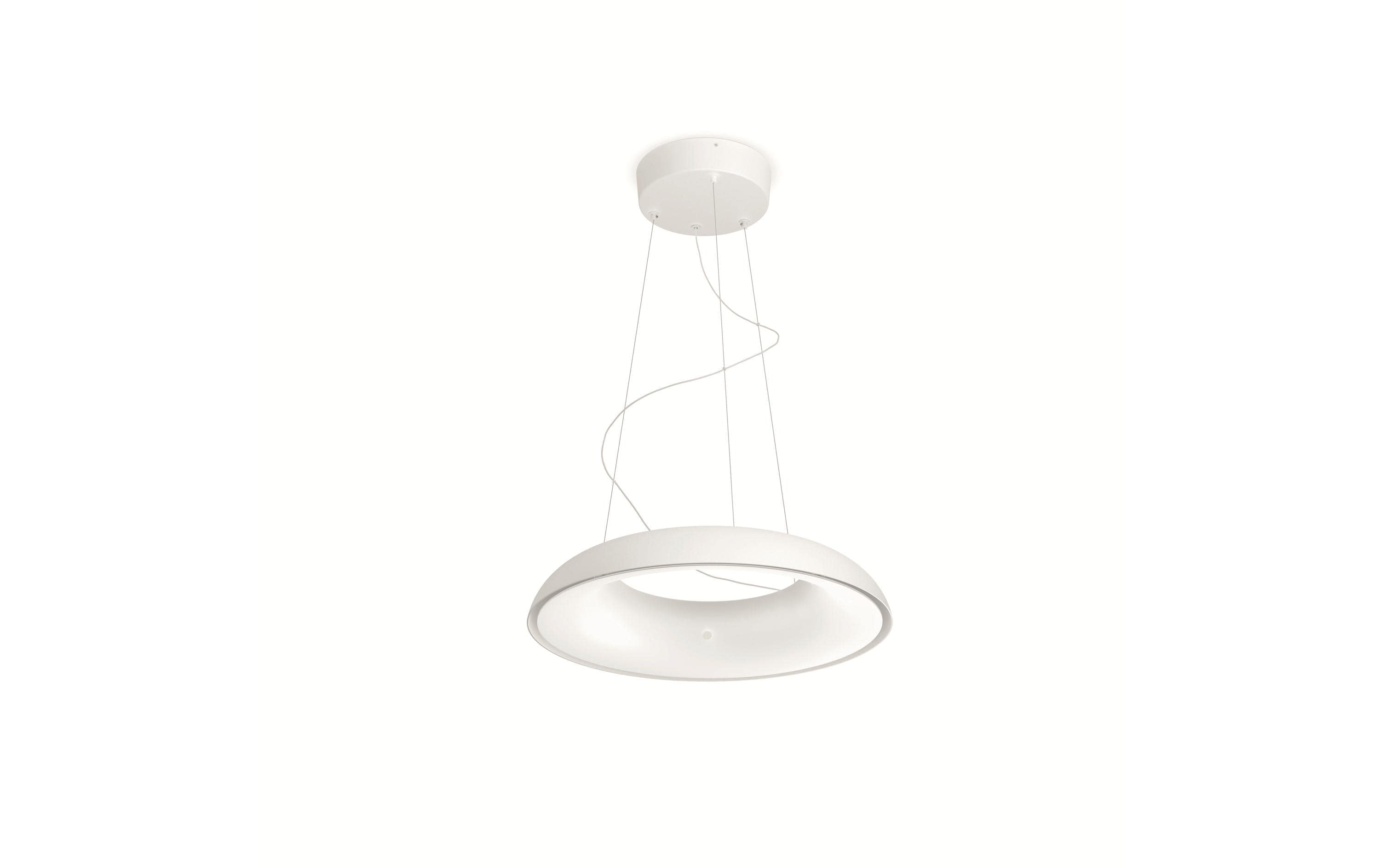 White Amb. Amaze Pendelleuchte weiss 2750 lm + Dimmer<br>LED Hängelampe