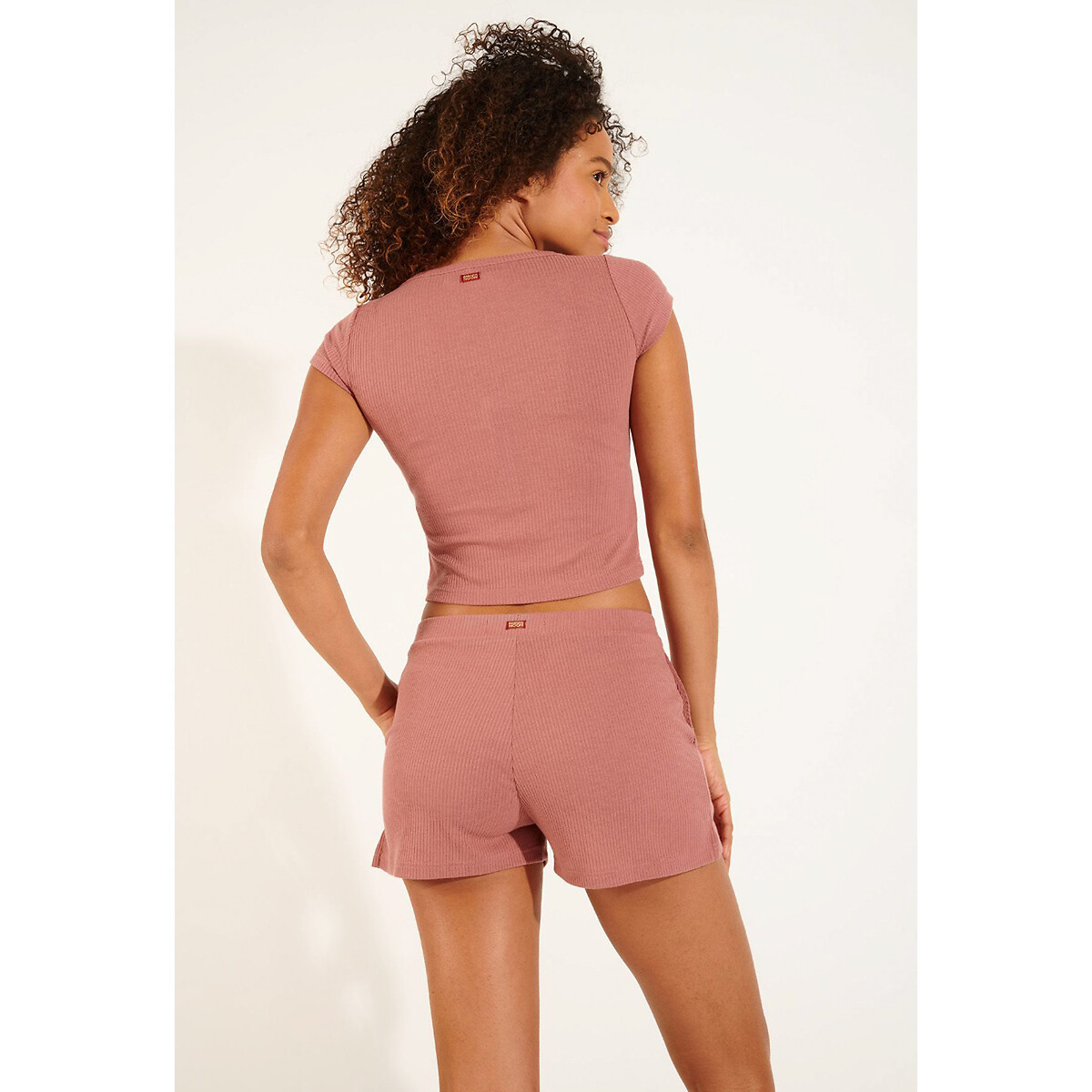 BANANA MOON<br>Camiseta em ribtricot Santee Passion