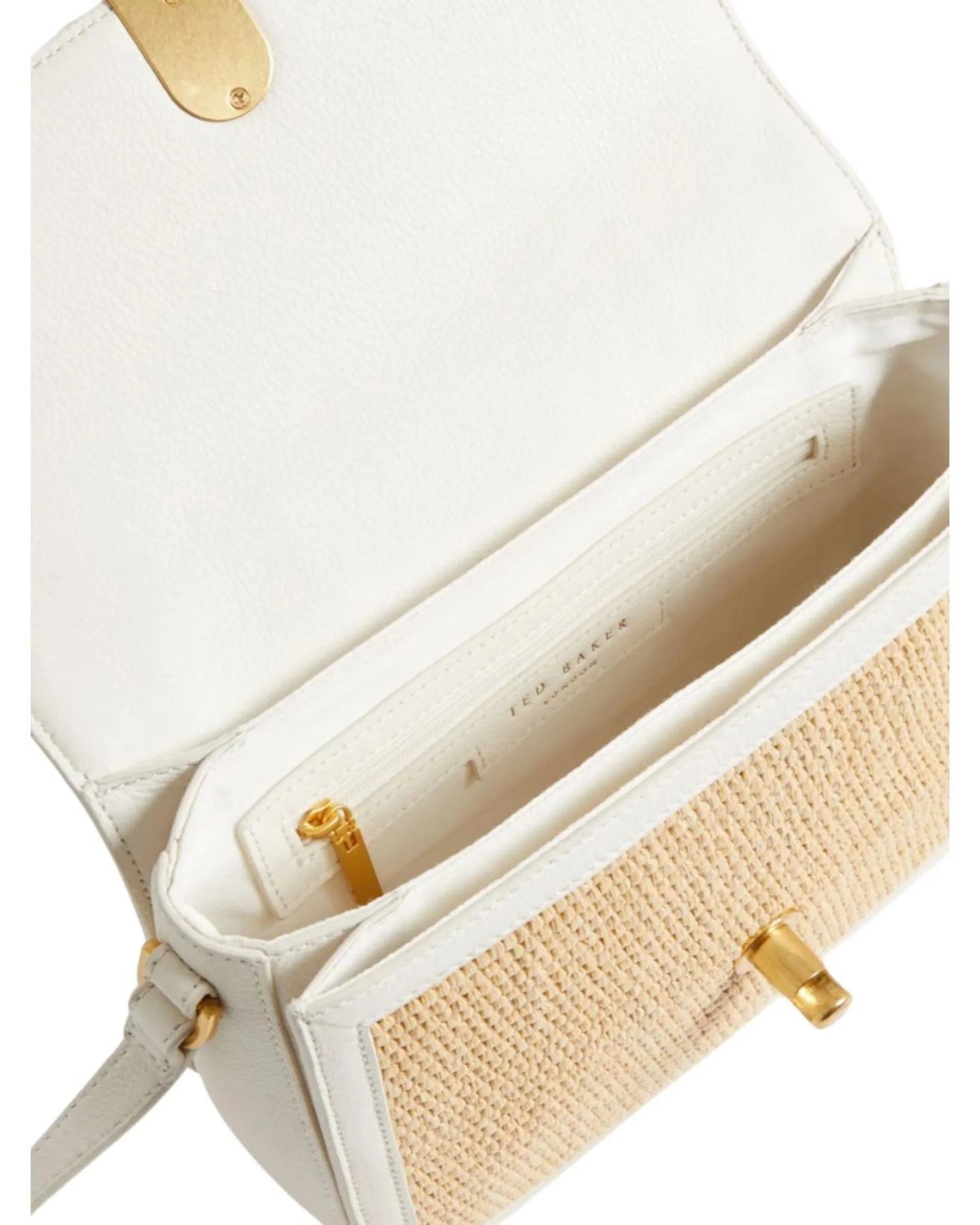 Ted Baker | Raffia Kassie Twist Lock | CrossBody tas