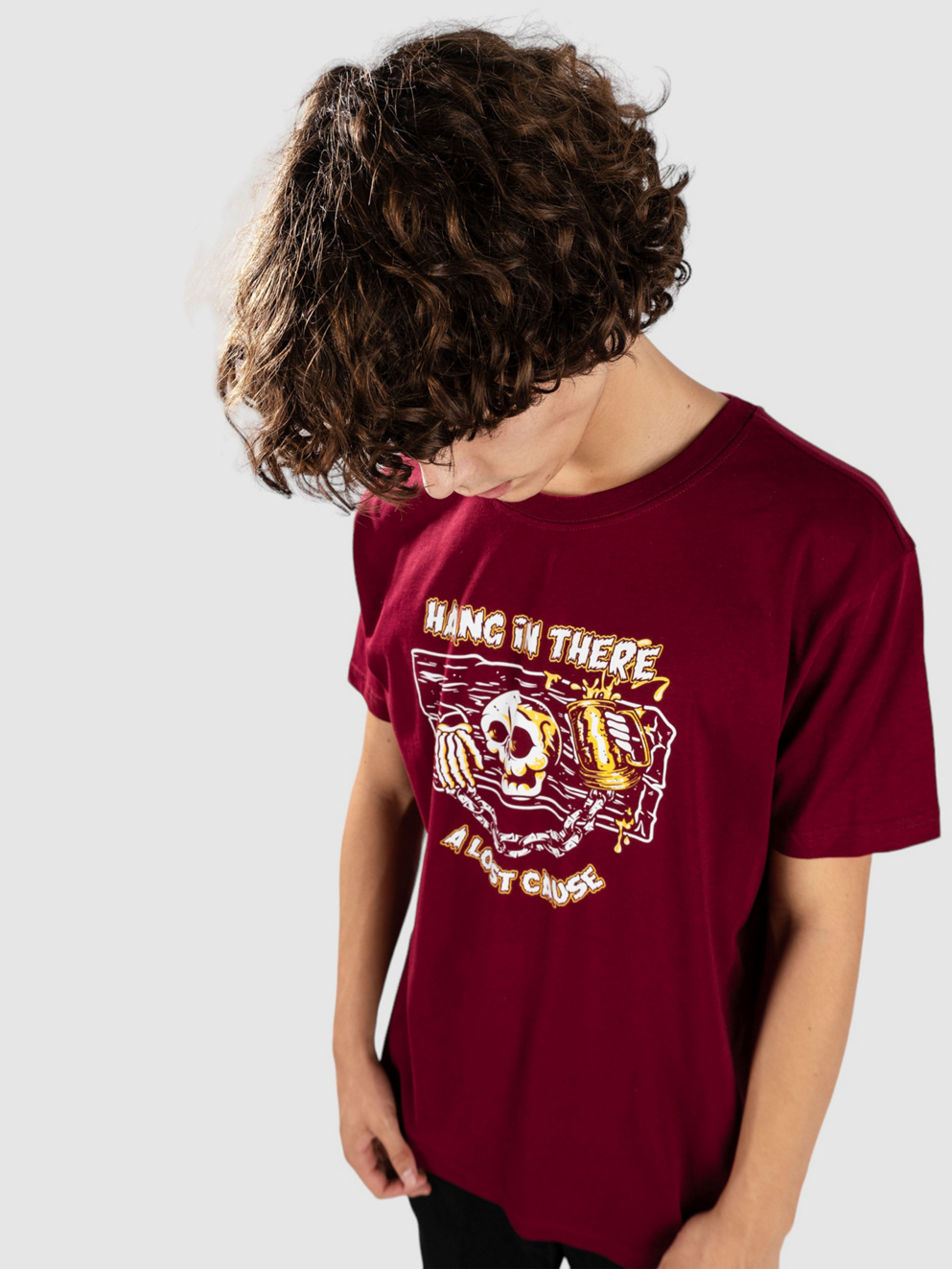 A Lost Cause Hang T-Shirt maroon