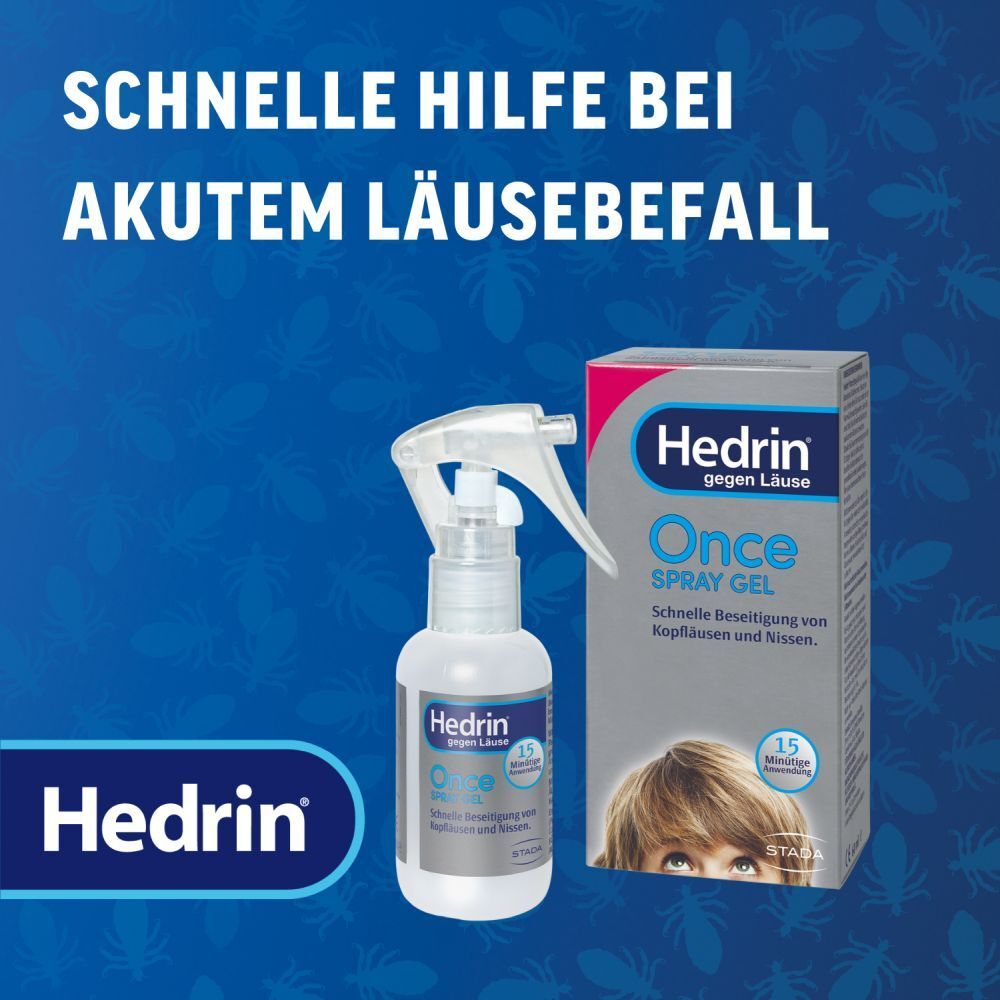Hedrin® Once Liquid Spray - Schnelle Hilfe bei akutem Läusebefall