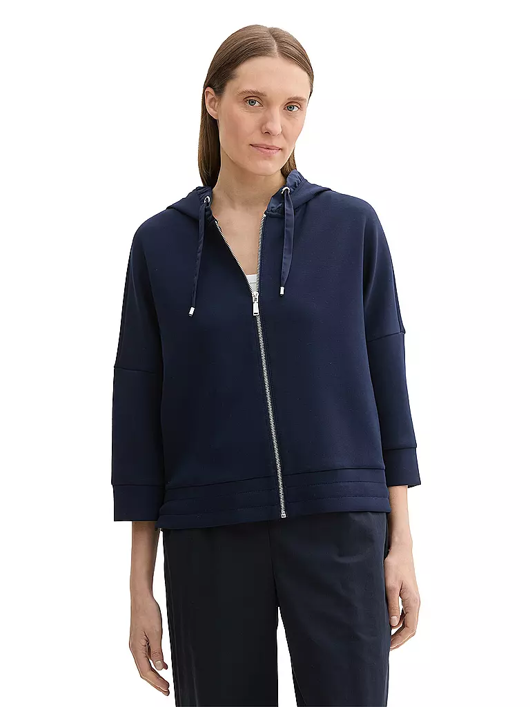 TOM TAILOR Sweatjacke  blau