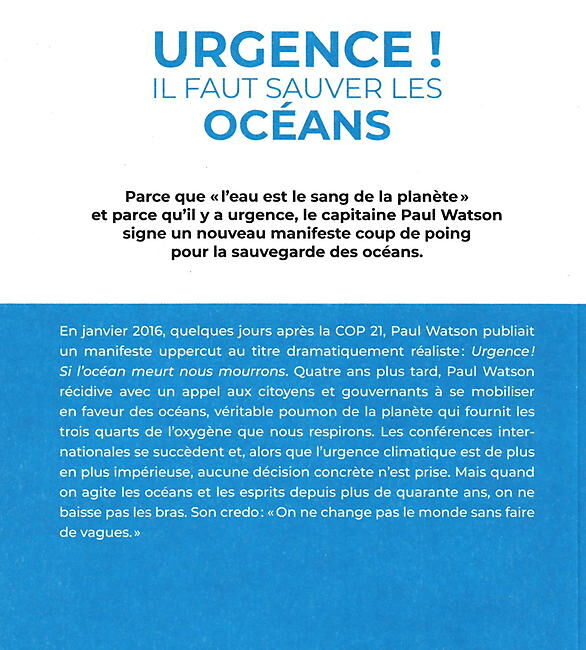 GLENAT - URGENCE IL FAUT SAUVER LES OCEANS