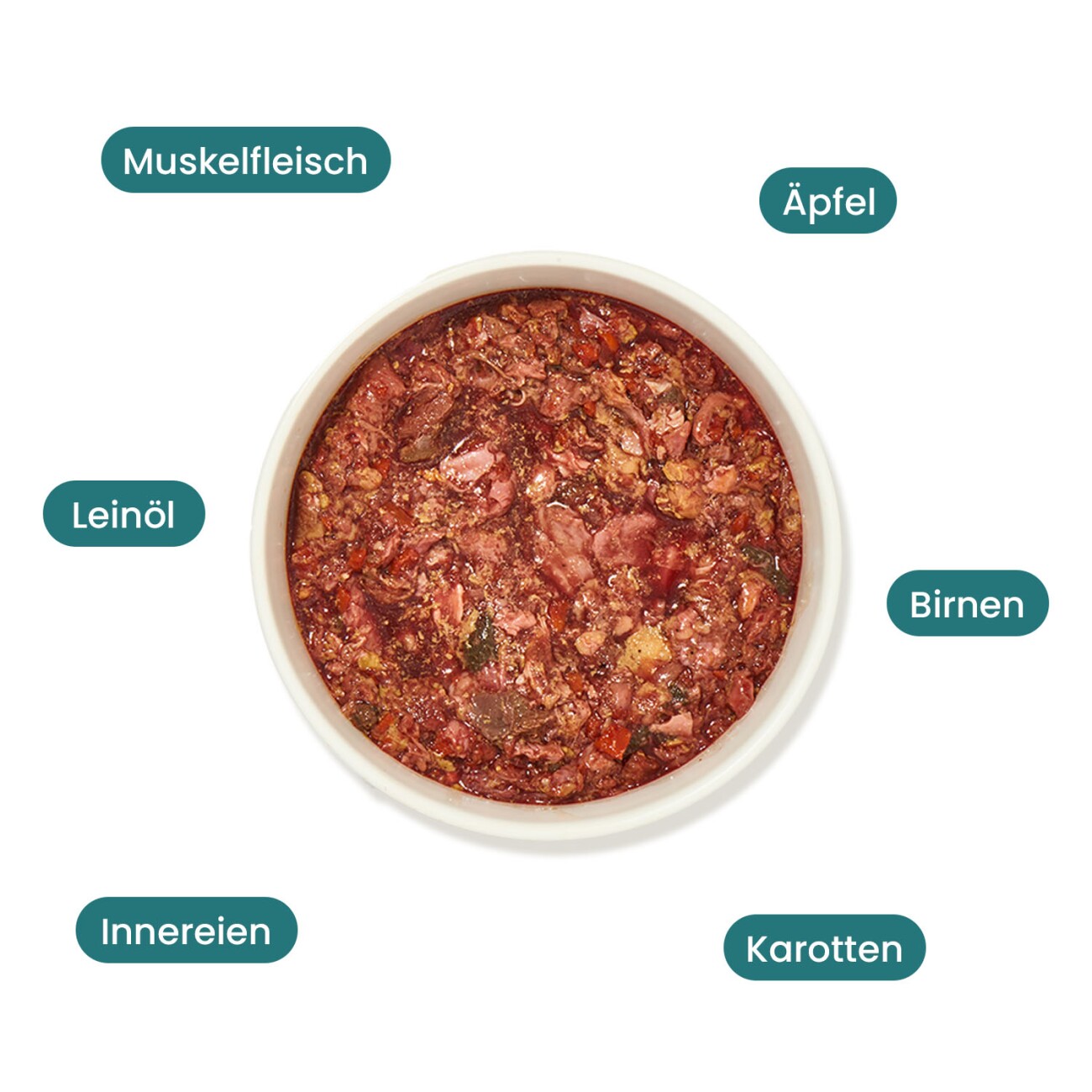 haustierkost.de BARF Komfort PLUS Pferd Frostfutter 12 x 500 g