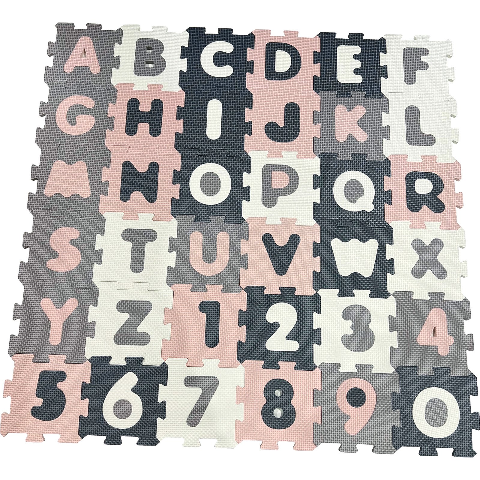 Puzzlematte 36-teilig. Alphabet/Zahlen