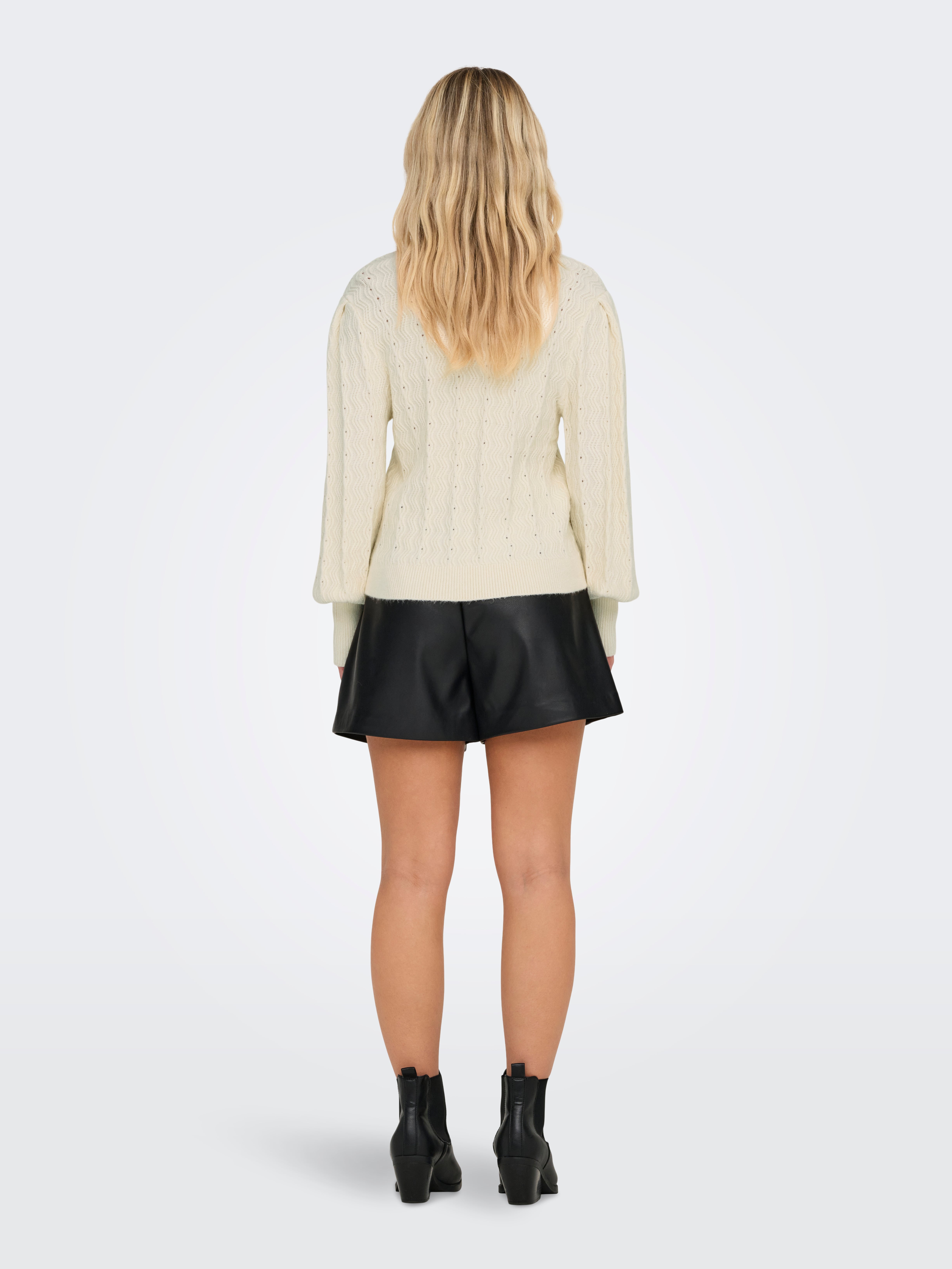 ONLKATIA Strickpullover Whitecap Gray