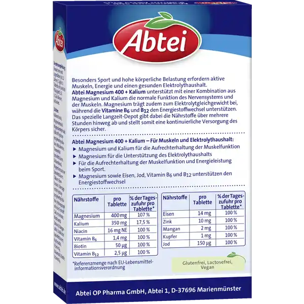 Magnesium 400 + Kalium Aktiv Plus Tabletten