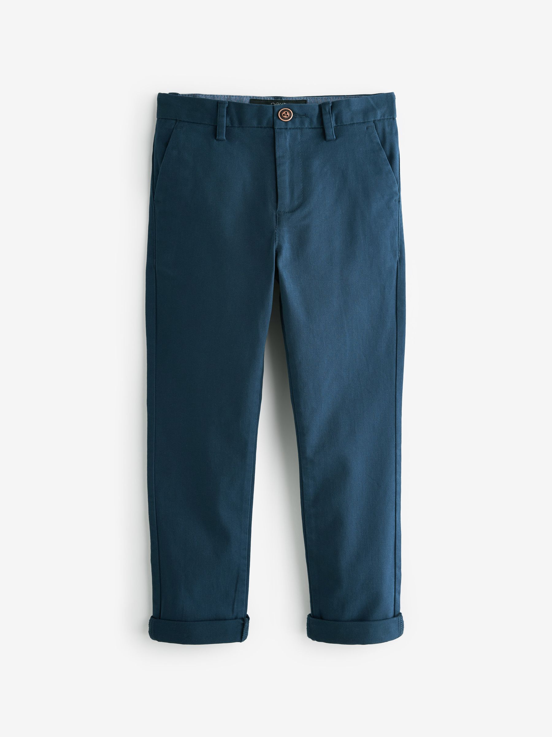 French marineblauw - Stretchy chino's (3-17jr)