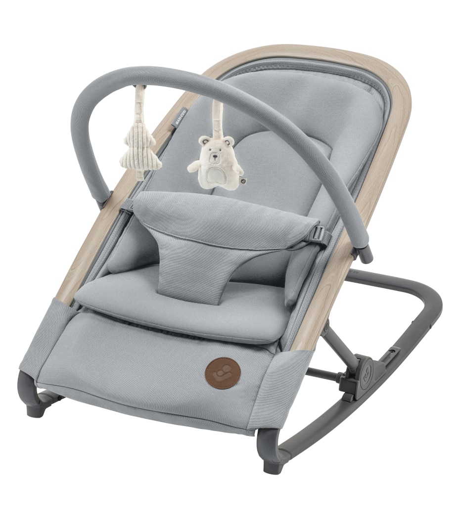 Kori Babywippe 0-24m   0 - 15 kg    Super bequemes Kissen für Neugeborene  |    2-in-1-Babywippe |    Mit einer Hand verstellbar |    Unterhaltsamer Spielzeugbogen |