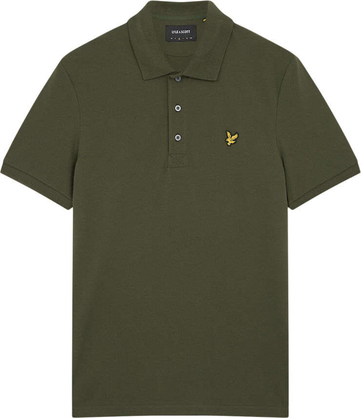 Lyle & Scott Plain Polo Shirt W485 olive