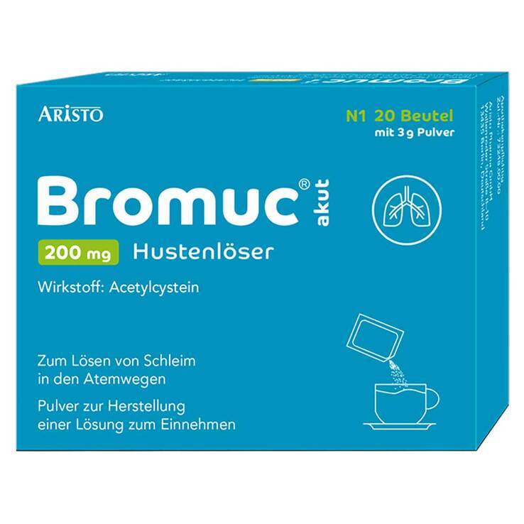 Bromuc akut 200 mg Hustenlöser , 20 St
