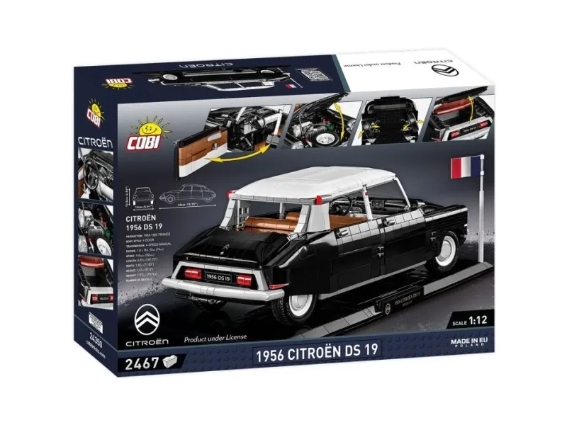 COBI Citroen DS 19 1956 - Executive Edition, Byggesten, 10 År, 2467 stk