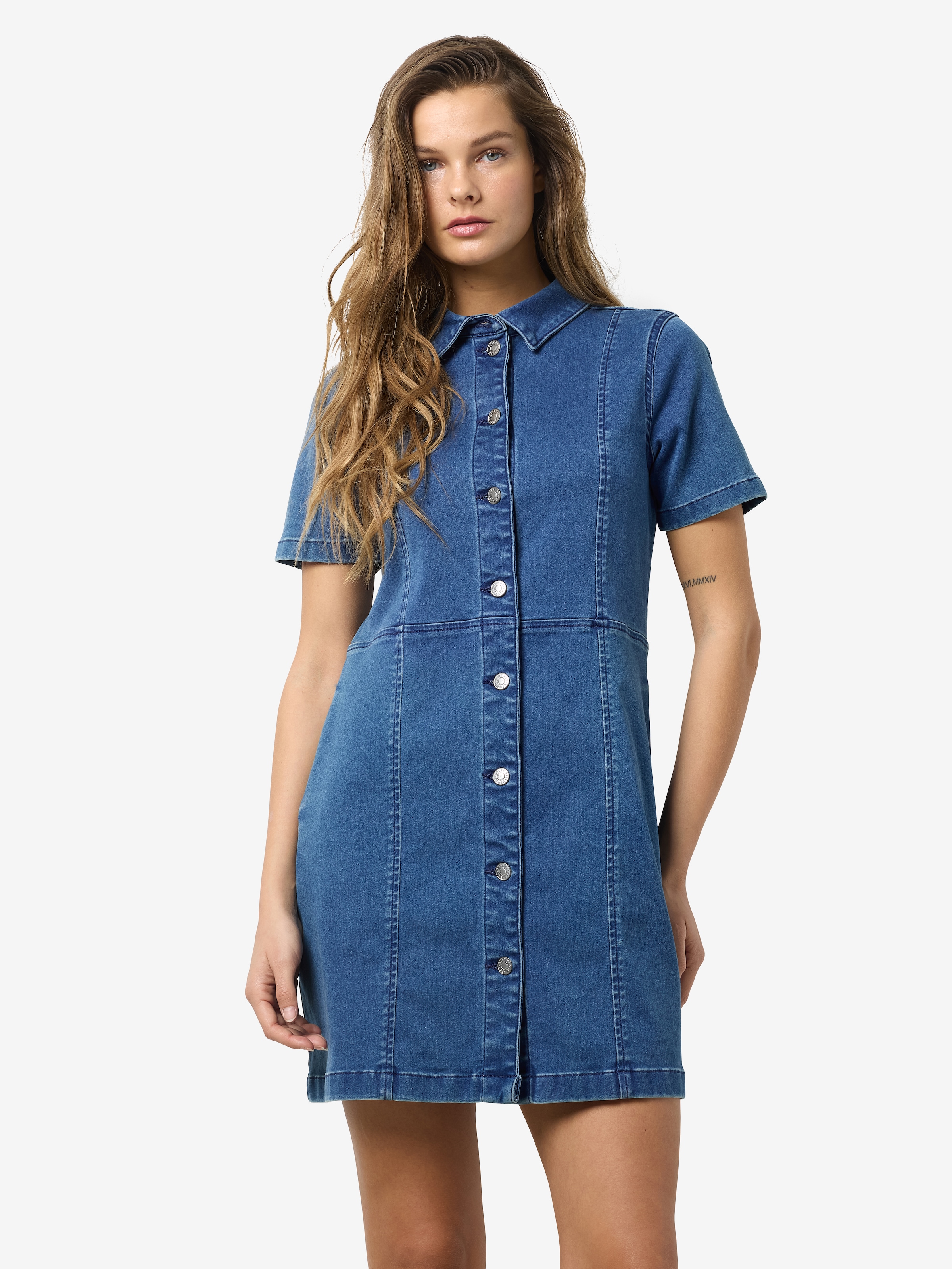 Noisy may Jeanskleid »NMNISA S/S SLIM DENIM DRESS VI534MB NOOS«