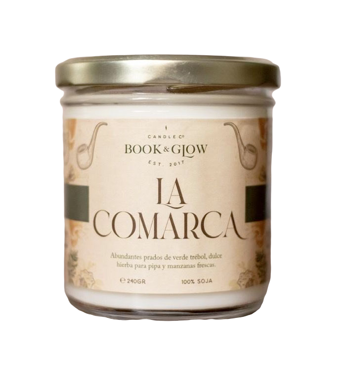Book and Glow - *Mundos Extraordinários* - Vela de soja vegana - La Comarca