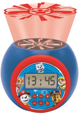 Paw Patrol Projector Alarm Clock Vekkeklokke