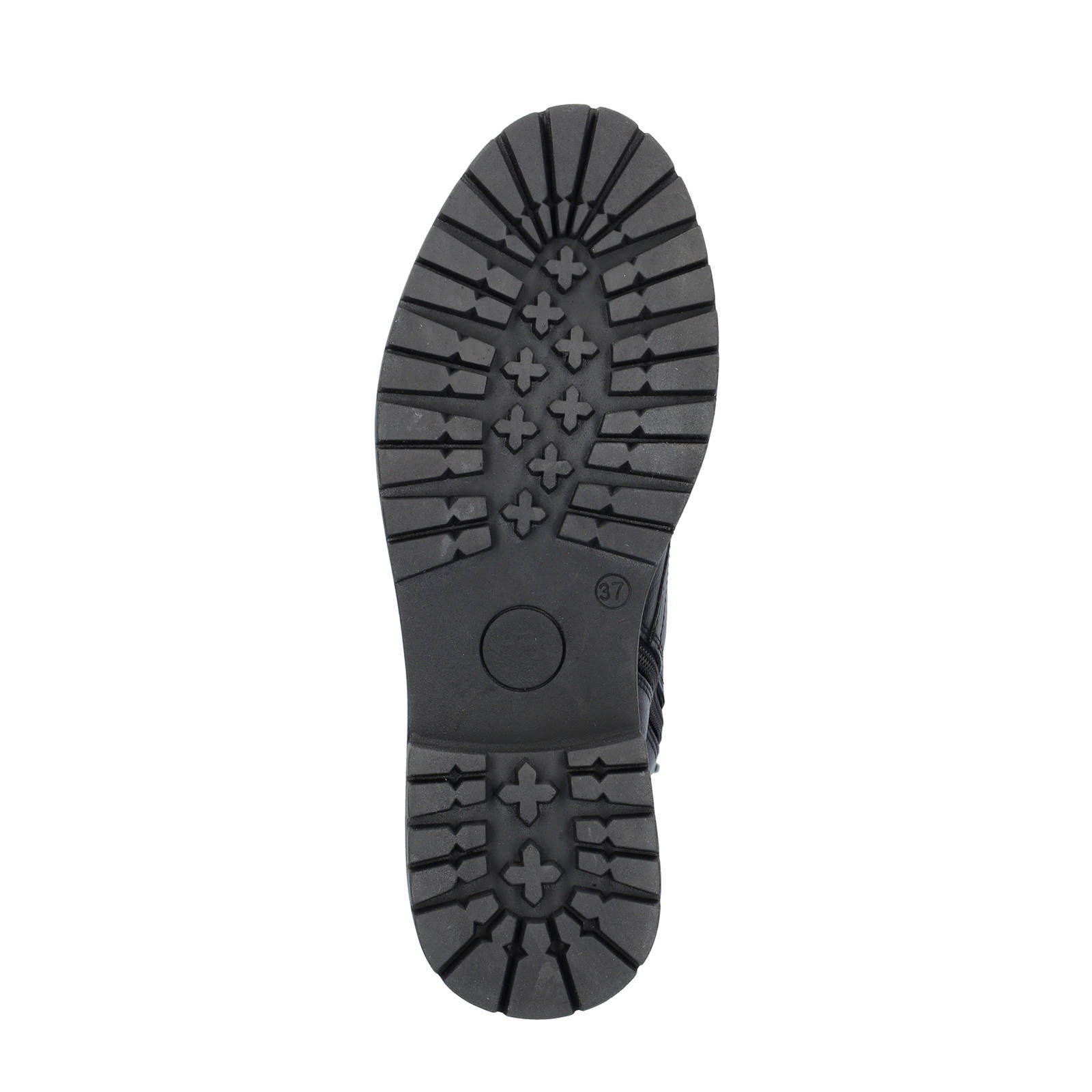 Maruti Bonnie  gevoerde leren veterboots zwart