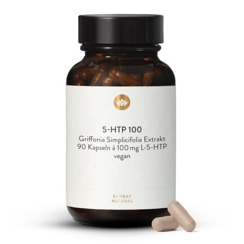 Sunday Natural Products  5-HTP 100 mg Griffonia Simplicifolia