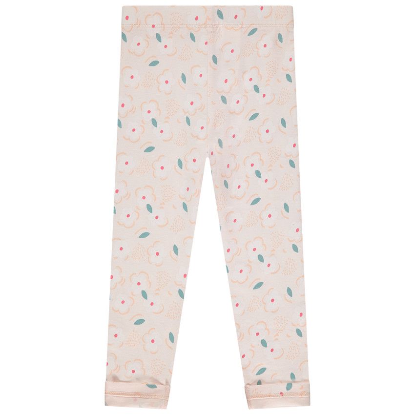 Caleçon en jersey imprimé fantaisie pour bébé fille - Rose
