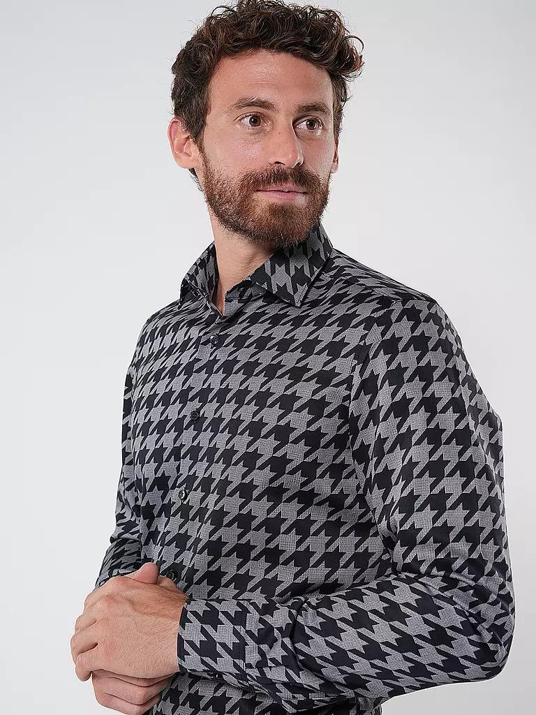OLYMP LEVEL FIVE Hemd Body Fit schwarz