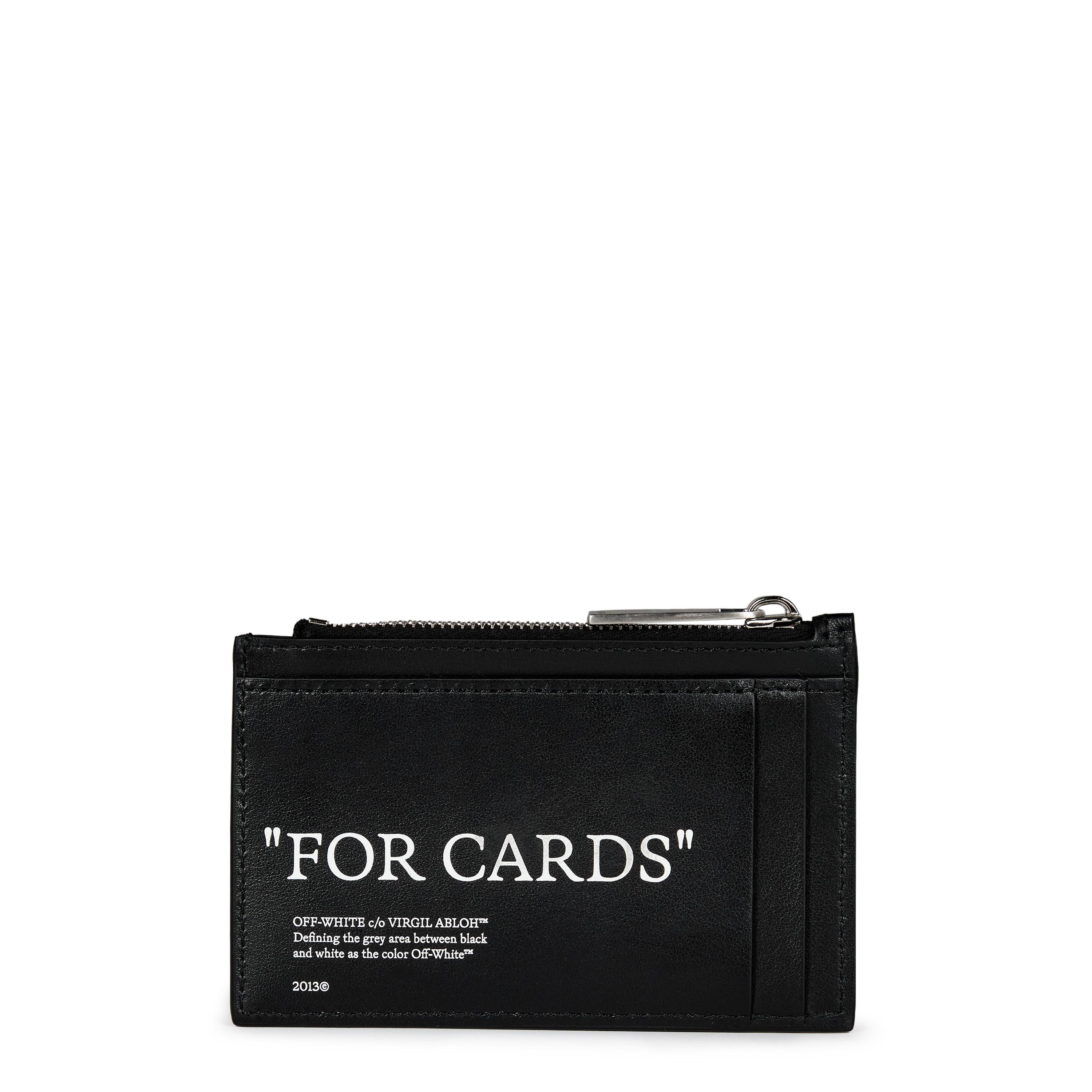 Off White Card Holder