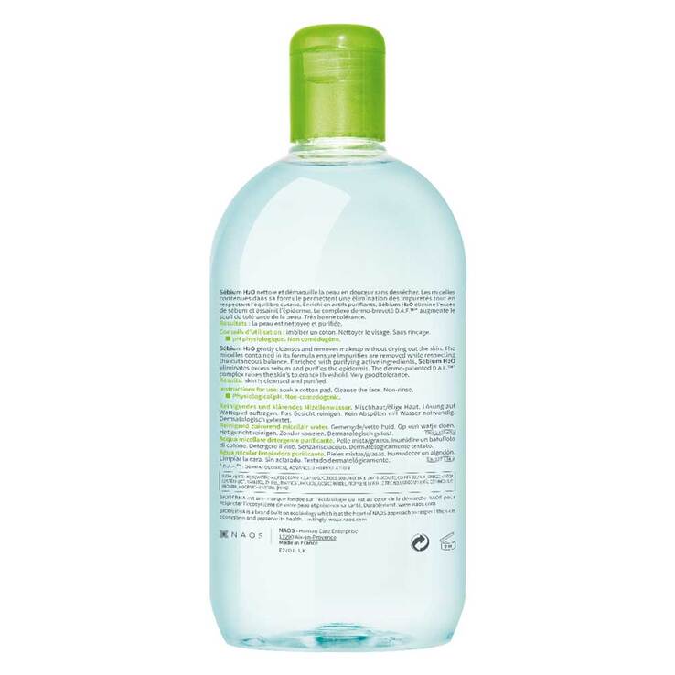 Bioderma Sebium H2O Reinigungslösung für fettige, unreine Haut, 500 ml