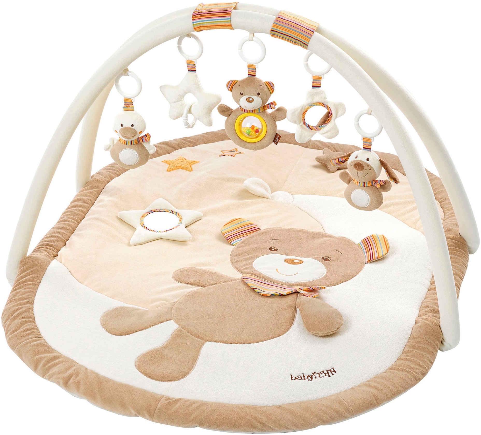 Fehn Spielbogen »Rainbow, 3-D-Activity-Decke« mit Krabbeldecke