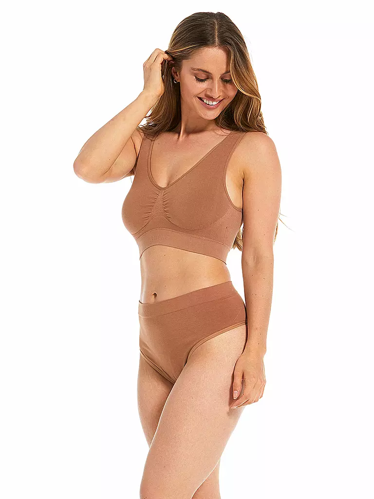 MAGIC BODYFASHION Bustier Comfort Bra Bamboo Mocha braun