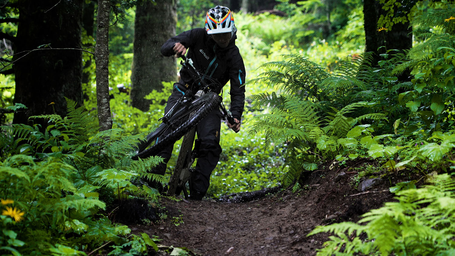 Dirtlej Dirtsuit Prime Edition heldragt med lange ben Sort
