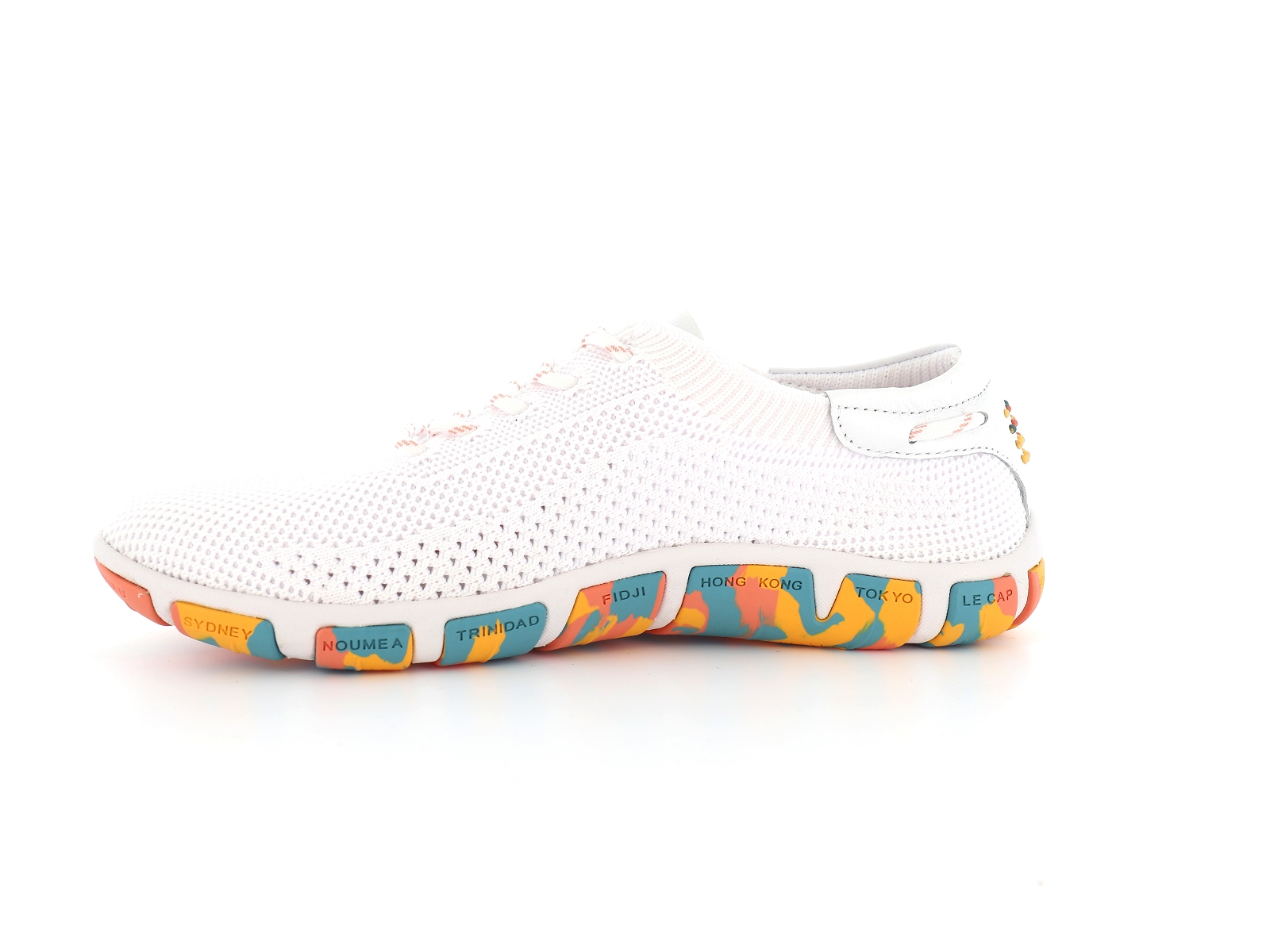Tbs-JAZARIA Textile Blanc Orange