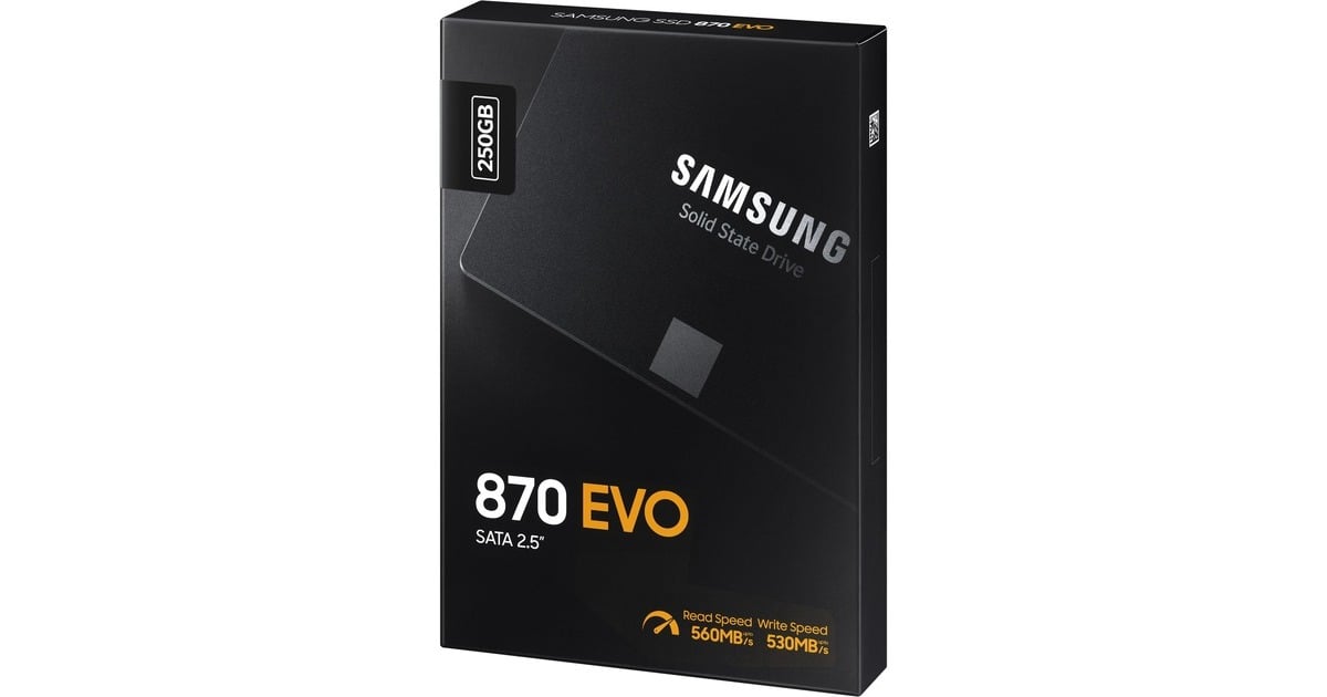 SAMSUNG870 EVO, 250 GB SSD  (MZ-77E250B/EU, SATA/600)