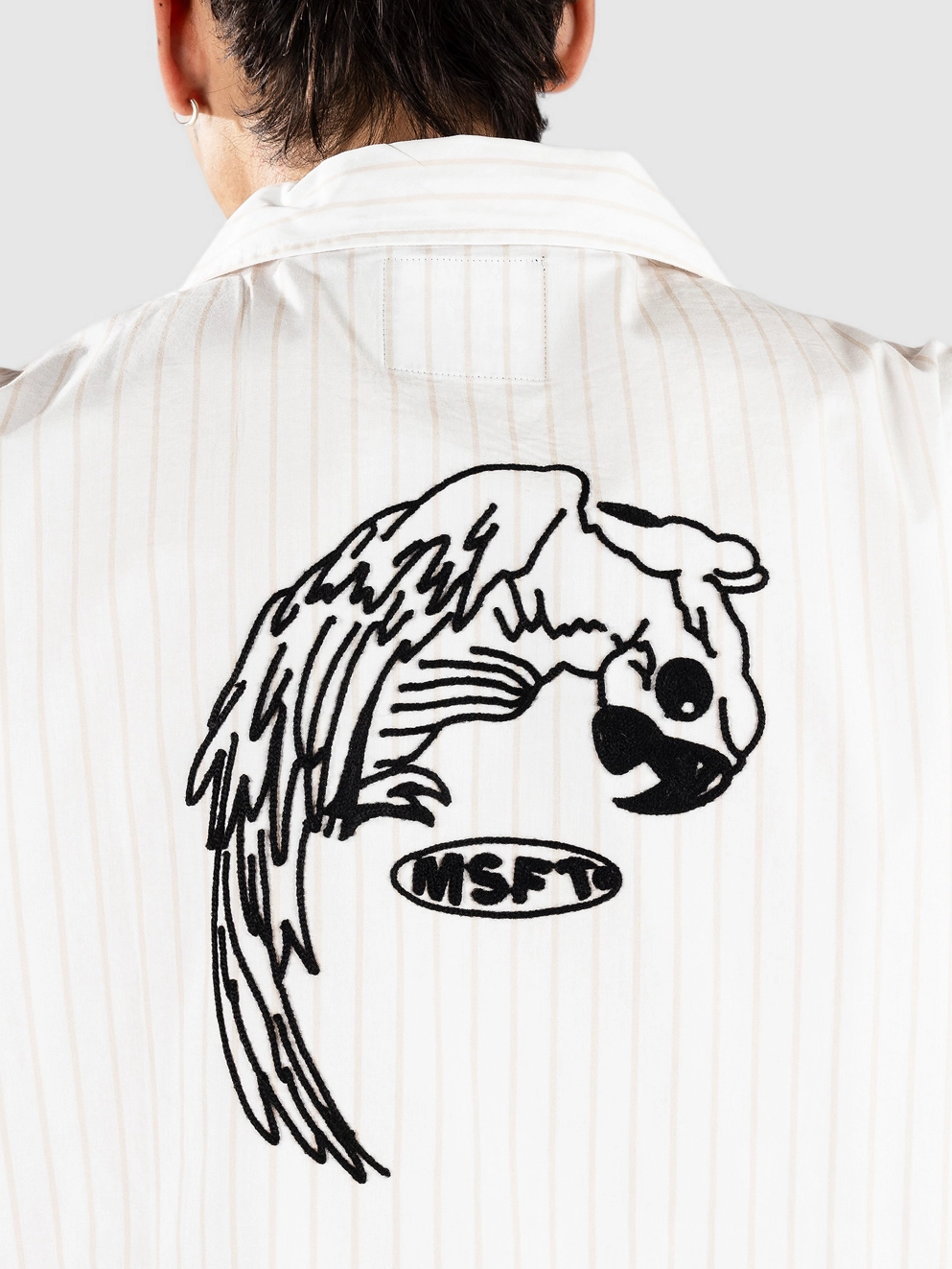 Misfit Shapes Friend For Life Shirt white stripe