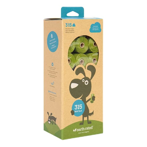 Kjæledyrposedispenser Earth Rated Plast