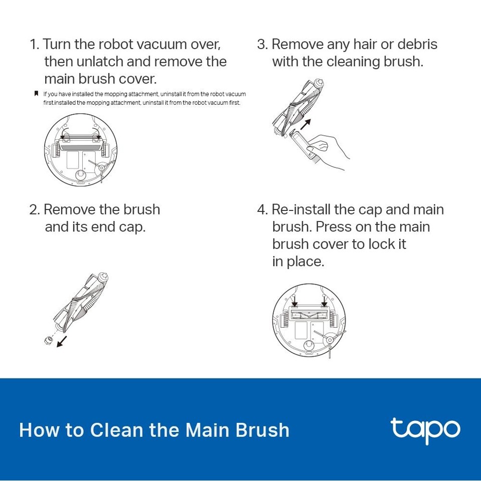 TP-link - Tapo Robot Vacuum Replacement Kit Tapo RVA105